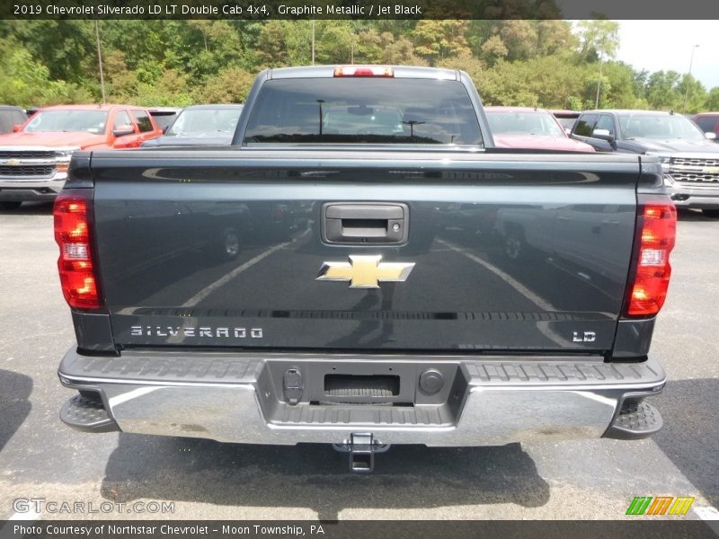 Graphite Metallic / Jet Black 2019 Chevrolet Silverado LD LT Double Cab 4x4