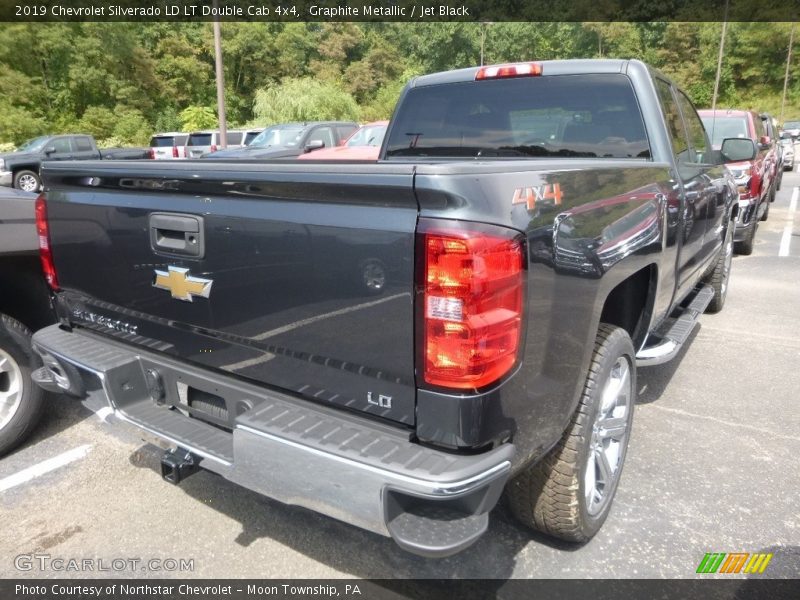 Graphite Metallic / Jet Black 2019 Chevrolet Silverado LD LT Double Cab 4x4