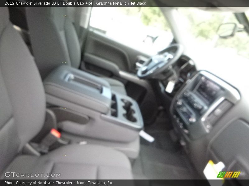 Graphite Metallic / Jet Black 2019 Chevrolet Silverado LD LT Double Cab 4x4