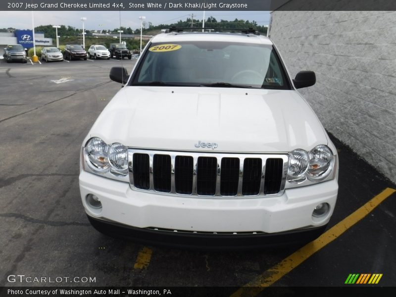 Stone White / Dark Khaki/Light Graystone 2007 Jeep Grand Cherokee Limited 4x4