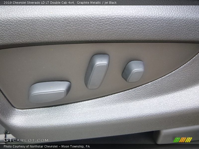 Graphite Metallic / Jet Black 2019 Chevrolet Silverado LD LT Double Cab 4x4