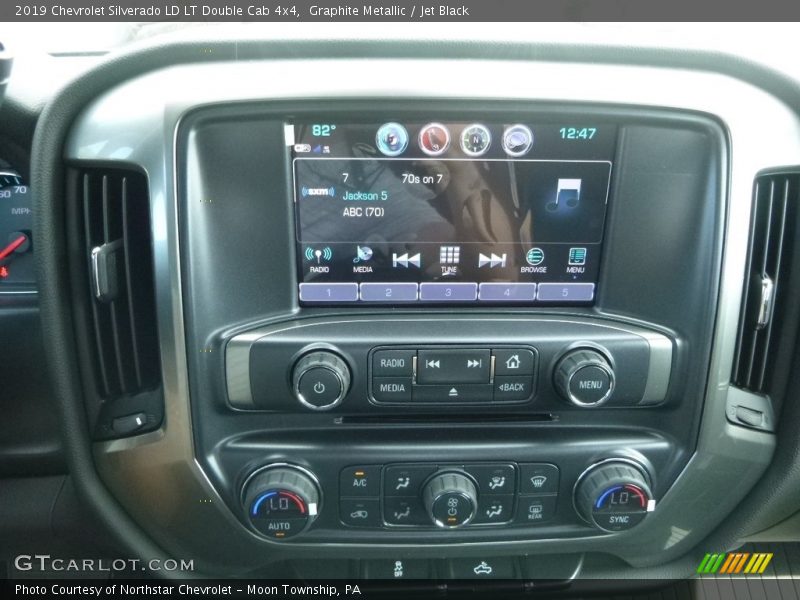 Graphite Metallic / Jet Black 2019 Chevrolet Silverado LD LT Double Cab 4x4