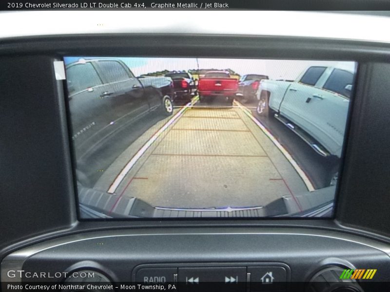 Graphite Metallic / Jet Black 2019 Chevrolet Silverado LD LT Double Cab 4x4