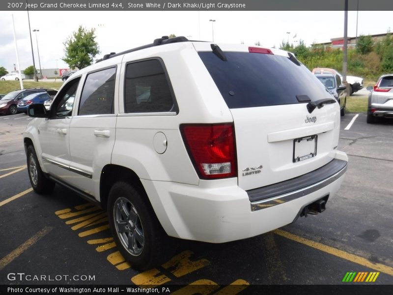 Stone White / Dark Khaki/Light Graystone 2007 Jeep Grand Cherokee Limited 4x4