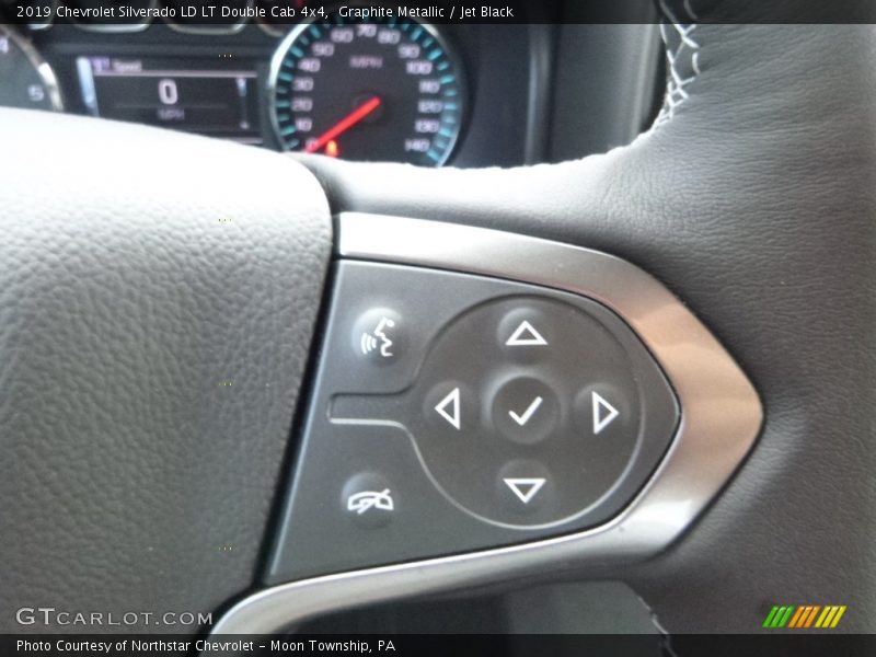 Graphite Metallic / Jet Black 2019 Chevrolet Silverado LD LT Double Cab 4x4