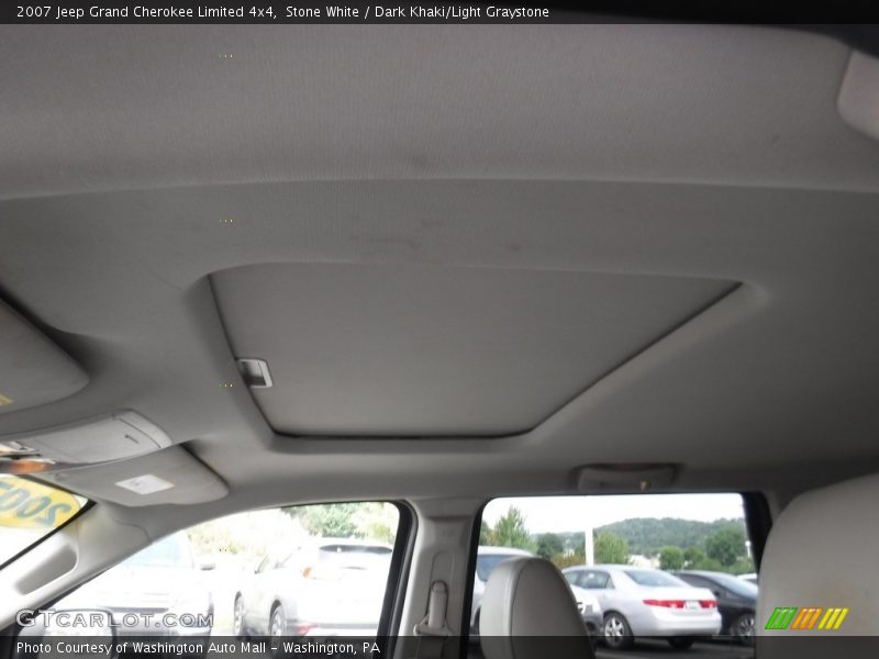 Stone White / Dark Khaki/Light Graystone 2007 Jeep Grand Cherokee Limited 4x4