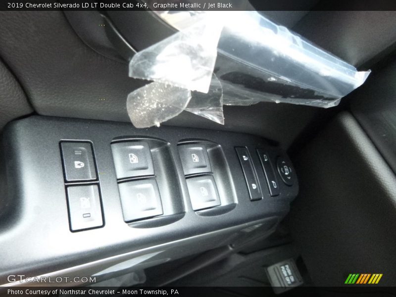 Graphite Metallic / Jet Black 2019 Chevrolet Silverado LD LT Double Cab 4x4