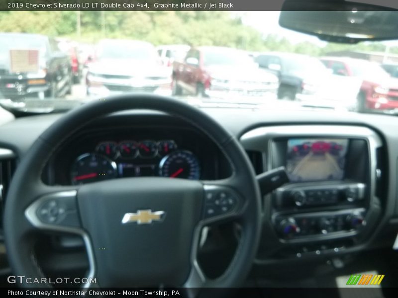 Graphite Metallic / Jet Black 2019 Chevrolet Silverado LD LT Double Cab 4x4