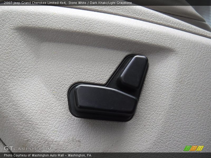 Stone White / Dark Khaki/Light Graystone 2007 Jeep Grand Cherokee Limited 4x4