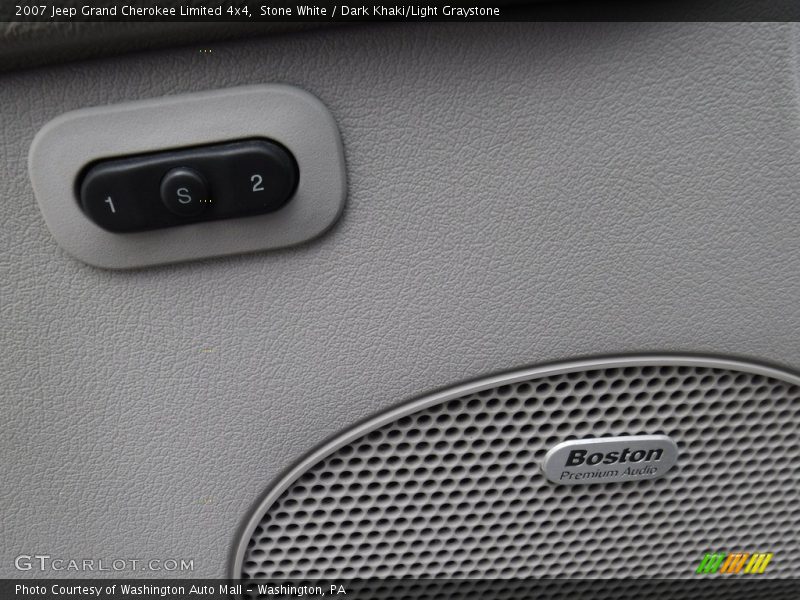 Stone White / Dark Khaki/Light Graystone 2007 Jeep Grand Cherokee Limited 4x4