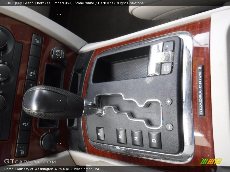 Stone White / Dark Khaki/Light Graystone 2007 Jeep Grand Cherokee Limited 4x4