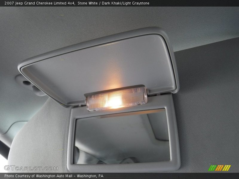 Stone White / Dark Khaki/Light Graystone 2007 Jeep Grand Cherokee Limited 4x4