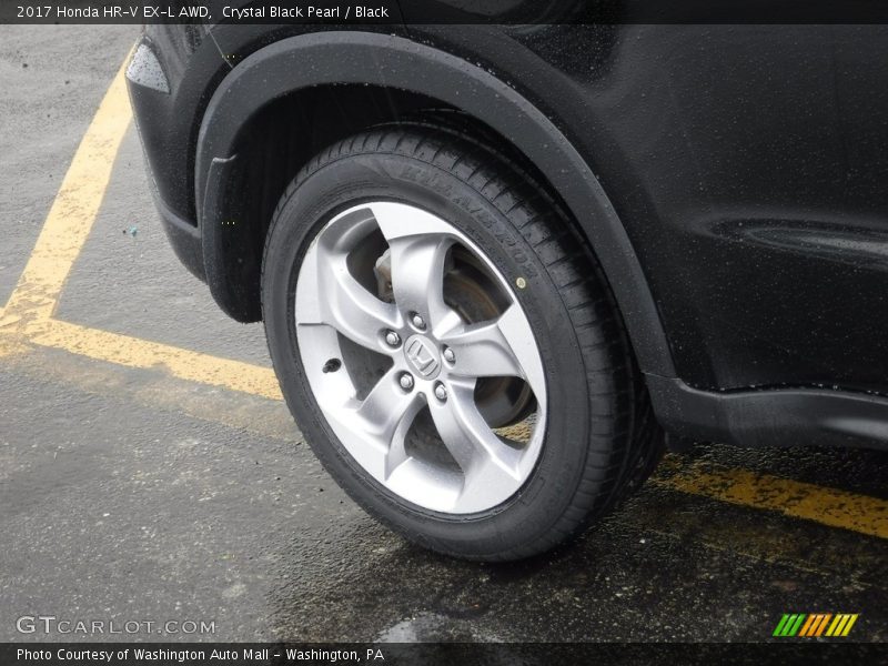 Crystal Black Pearl / Black 2017 Honda HR-V EX-L AWD