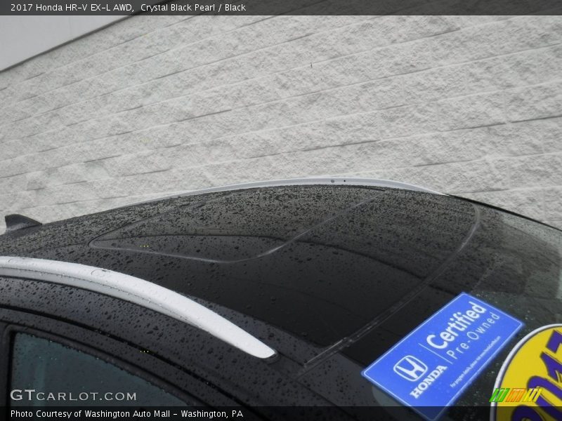Crystal Black Pearl / Black 2017 Honda HR-V EX-L AWD