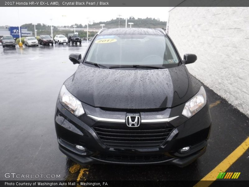 Crystal Black Pearl / Black 2017 Honda HR-V EX-L AWD