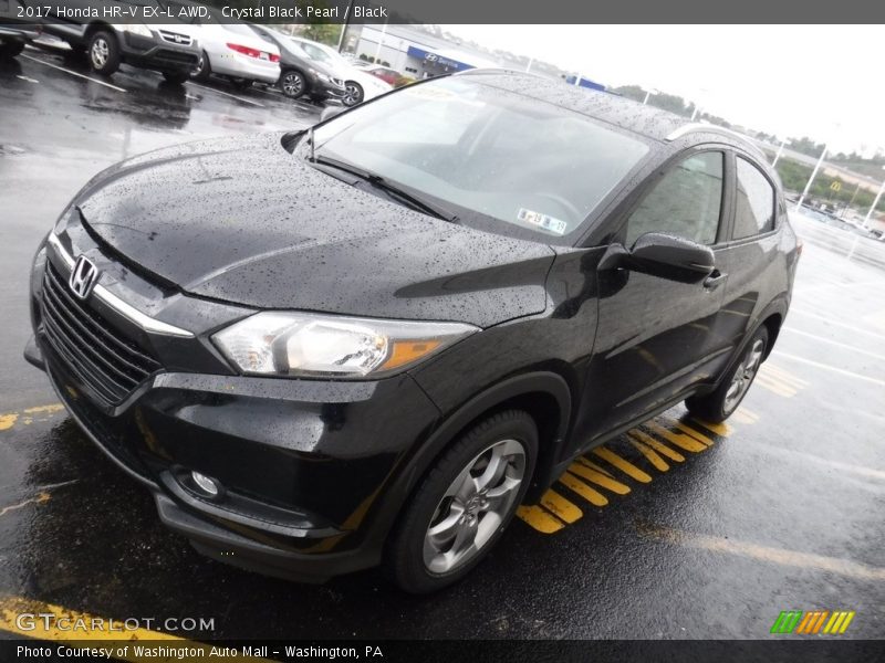 Crystal Black Pearl / Black 2017 Honda HR-V EX-L AWD
