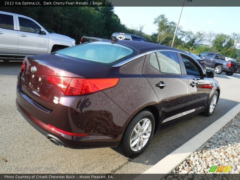 Dark Cherry Pearl Metallic / Beige 2013 Kia Optima LX