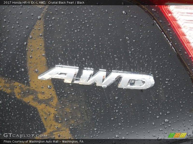 Crystal Black Pearl / Black 2017 Honda HR-V EX-L AWD