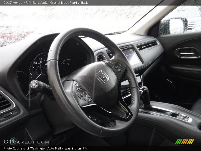 Crystal Black Pearl / Black 2017 Honda HR-V EX-L AWD