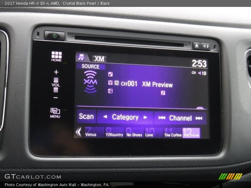 Crystal Black Pearl / Black 2017 Honda HR-V EX-L AWD