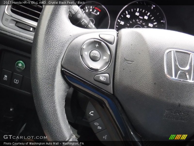 Crystal Black Pearl / Black 2017 Honda HR-V EX-L AWD