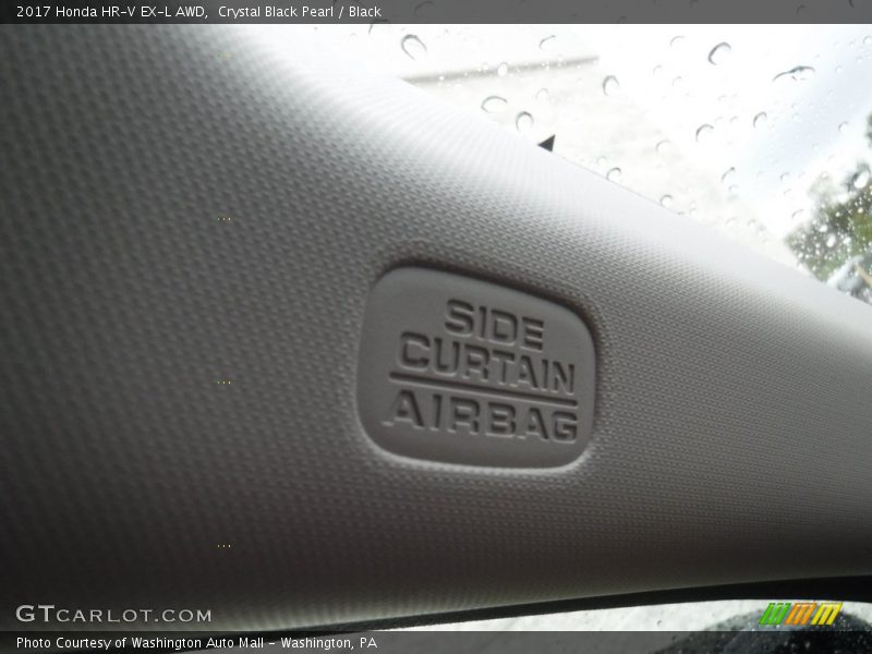 Crystal Black Pearl / Black 2017 Honda HR-V EX-L AWD