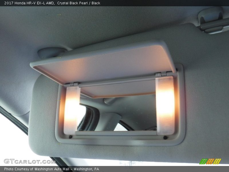 Crystal Black Pearl / Black 2017 Honda HR-V EX-L AWD