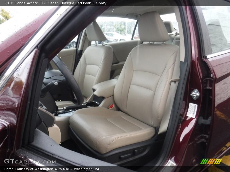 Basque Red Pearl II / Ivory 2016 Honda Accord EX-L Sedan