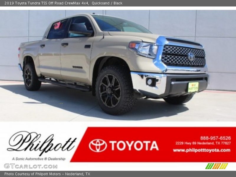 Quicksand / Black 2019 Toyota Tundra TSS Off Road CrewMax 4x4