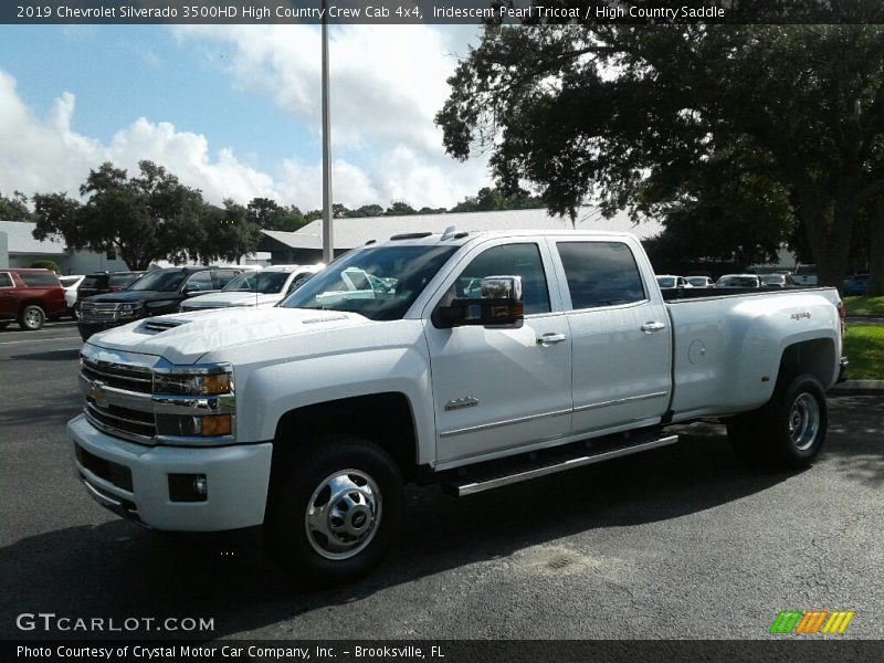 Iridescent Pearl Tricoat / High Country Saddle 2019 Chevrolet Silverado 3500HD High Country Crew Cab 4x4