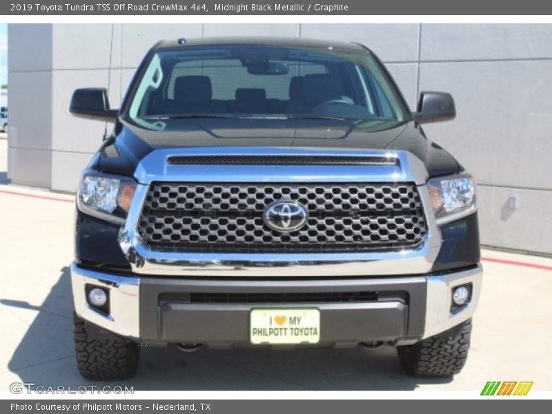 Midnight Black Metallic / Graphite 2019 Toyota Tundra TSS Off Road CrewMax 4x4