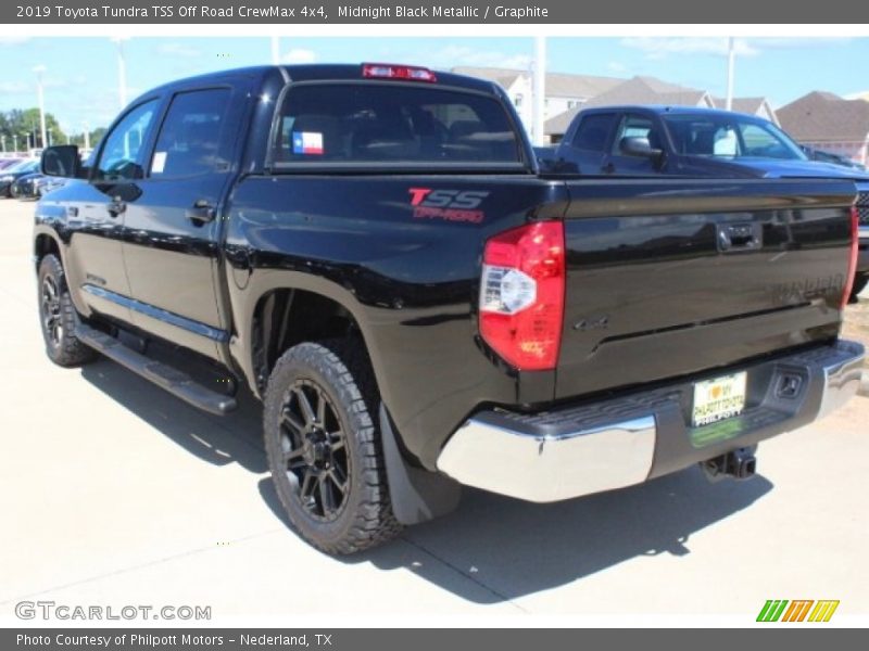 Midnight Black Metallic / Graphite 2019 Toyota Tundra TSS Off Road CrewMax 4x4