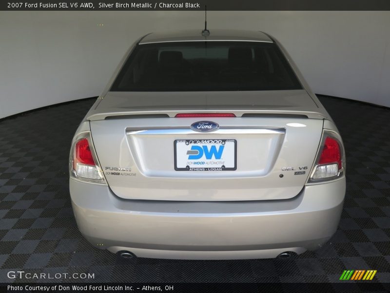Silver Birch Metallic / Charcoal Black 2007 Ford Fusion SEL V6 AWD