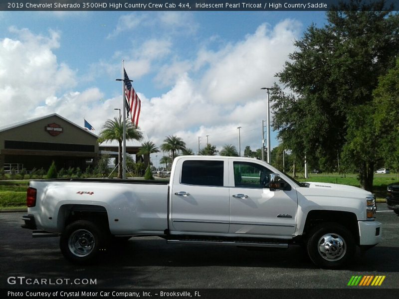 Iridescent Pearl Tricoat / High Country Saddle 2019 Chevrolet Silverado 3500HD High Country Crew Cab 4x4