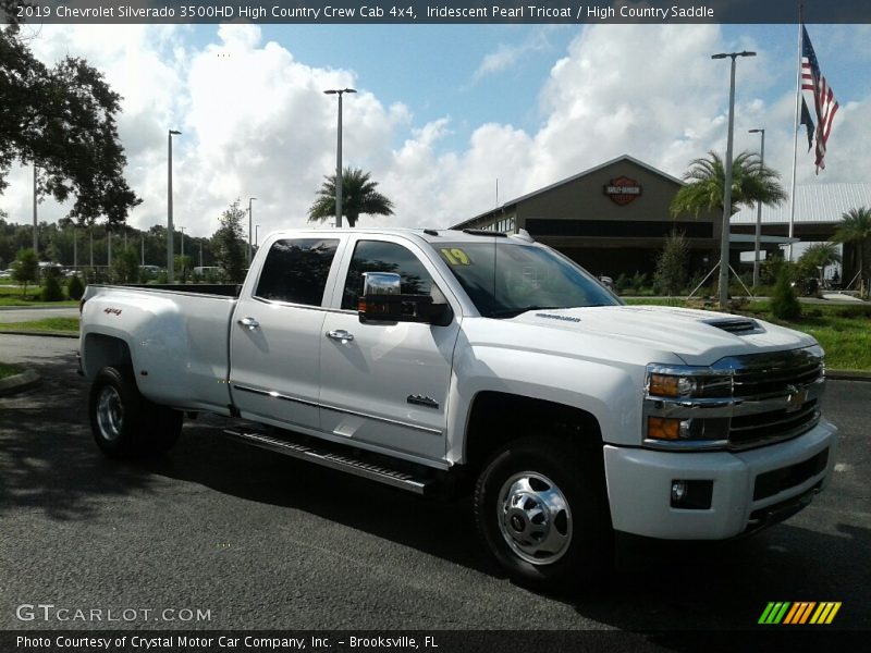 Iridescent Pearl Tricoat / High Country Saddle 2019 Chevrolet Silverado 3500HD High Country Crew Cab 4x4