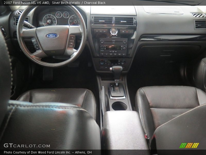 Silver Birch Metallic / Charcoal Black 2007 Ford Fusion SEL V6 AWD