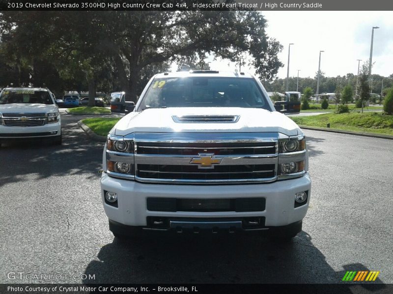 Iridescent Pearl Tricoat / High Country Saddle 2019 Chevrolet Silverado 3500HD High Country Crew Cab 4x4