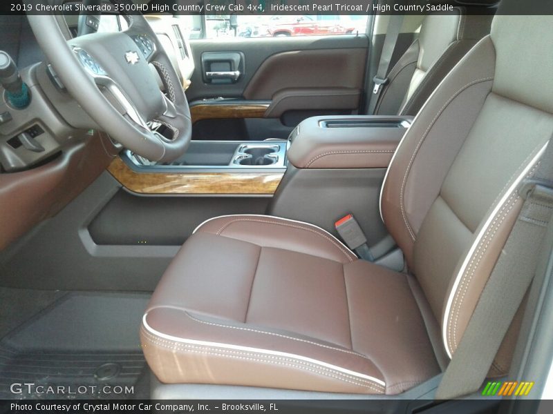 2019 Silverado 3500HD High Country Crew Cab 4x4 High Country Saddle Interior