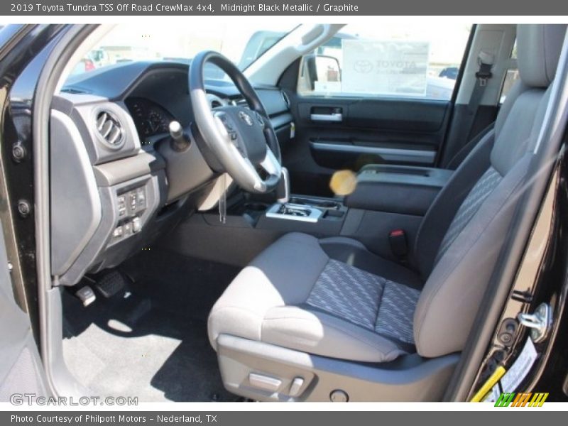 Midnight Black Metallic / Graphite 2019 Toyota Tundra TSS Off Road CrewMax 4x4