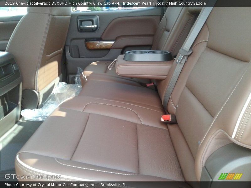Rear Seat of 2019 Silverado 3500HD High Country Crew Cab 4x4