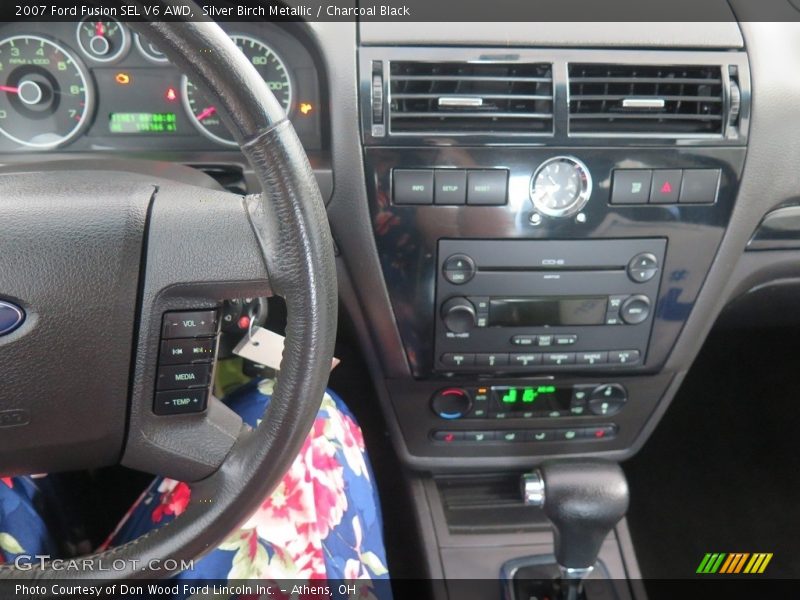 Silver Birch Metallic / Charcoal Black 2007 Ford Fusion SEL V6 AWD