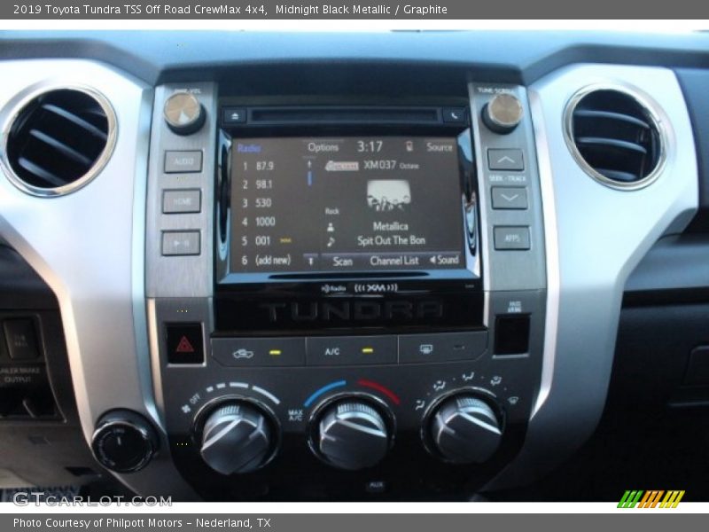 Midnight Black Metallic / Graphite 2019 Toyota Tundra TSS Off Road CrewMax 4x4