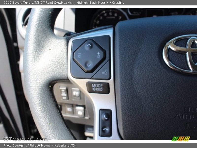 Midnight Black Metallic / Graphite 2019 Toyota Tundra TSS Off Road CrewMax 4x4