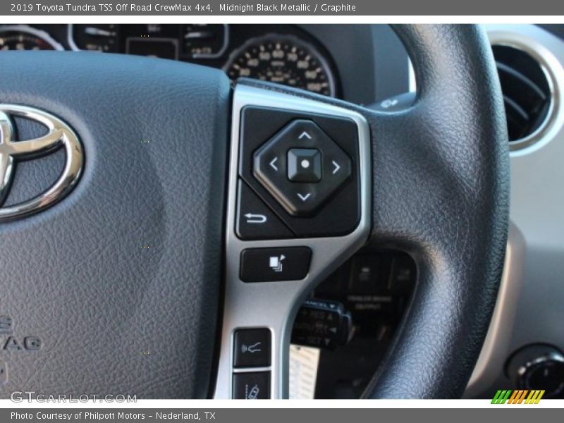 Midnight Black Metallic / Graphite 2019 Toyota Tundra TSS Off Road CrewMax 4x4