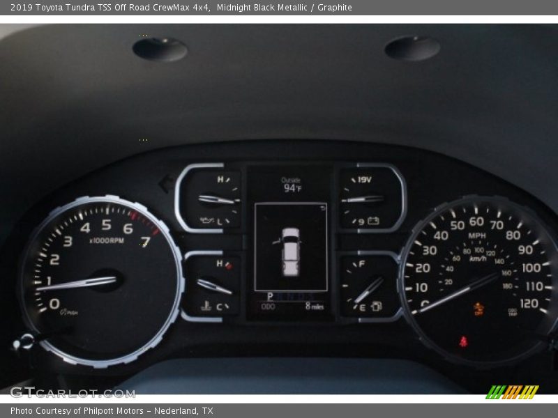 Midnight Black Metallic / Graphite 2019 Toyota Tundra TSS Off Road CrewMax 4x4