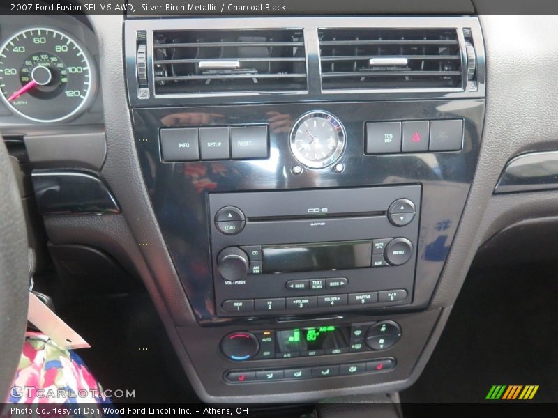 Silver Birch Metallic / Charcoal Black 2007 Ford Fusion SEL V6 AWD