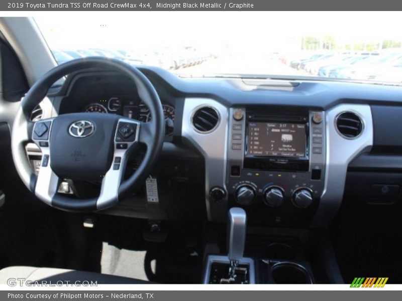 Midnight Black Metallic / Graphite 2019 Toyota Tundra TSS Off Road CrewMax 4x4