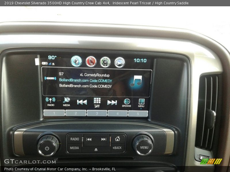 Iridescent Pearl Tricoat / High Country Saddle 2019 Chevrolet Silverado 3500HD High Country Crew Cab 4x4