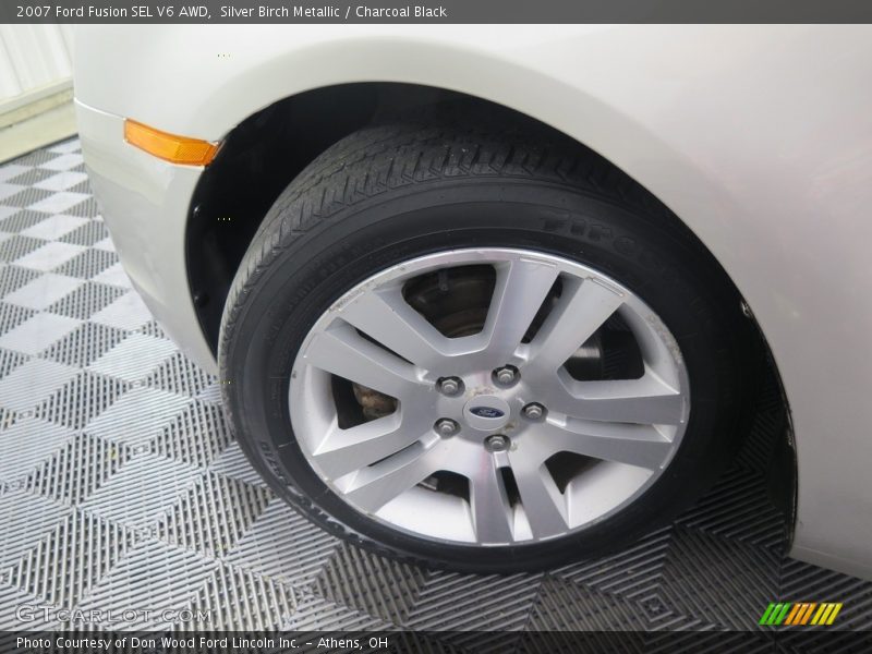 Silver Birch Metallic / Charcoal Black 2007 Ford Fusion SEL V6 AWD