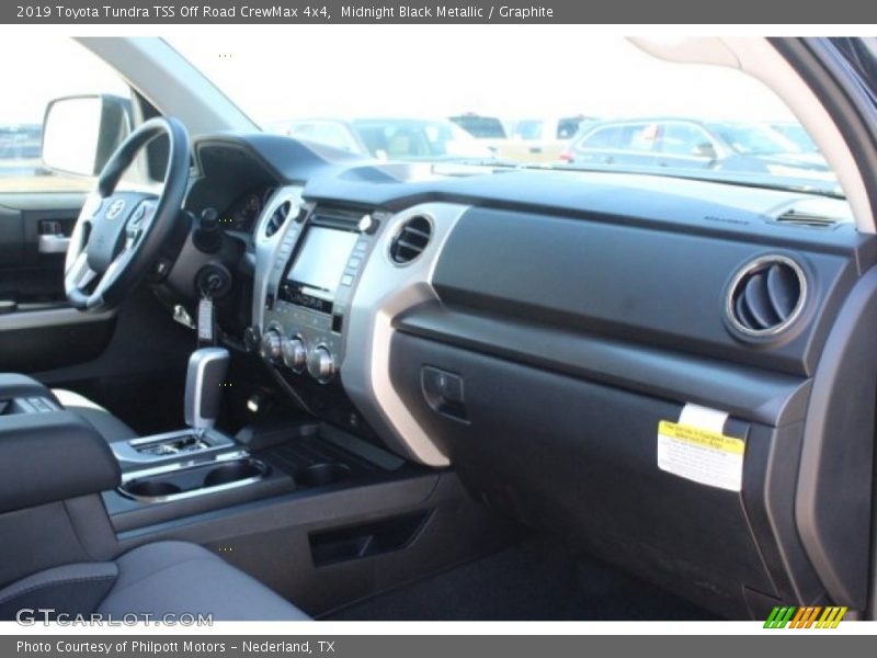 Midnight Black Metallic / Graphite 2019 Toyota Tundra TSS Off Road CrewMax 4x4